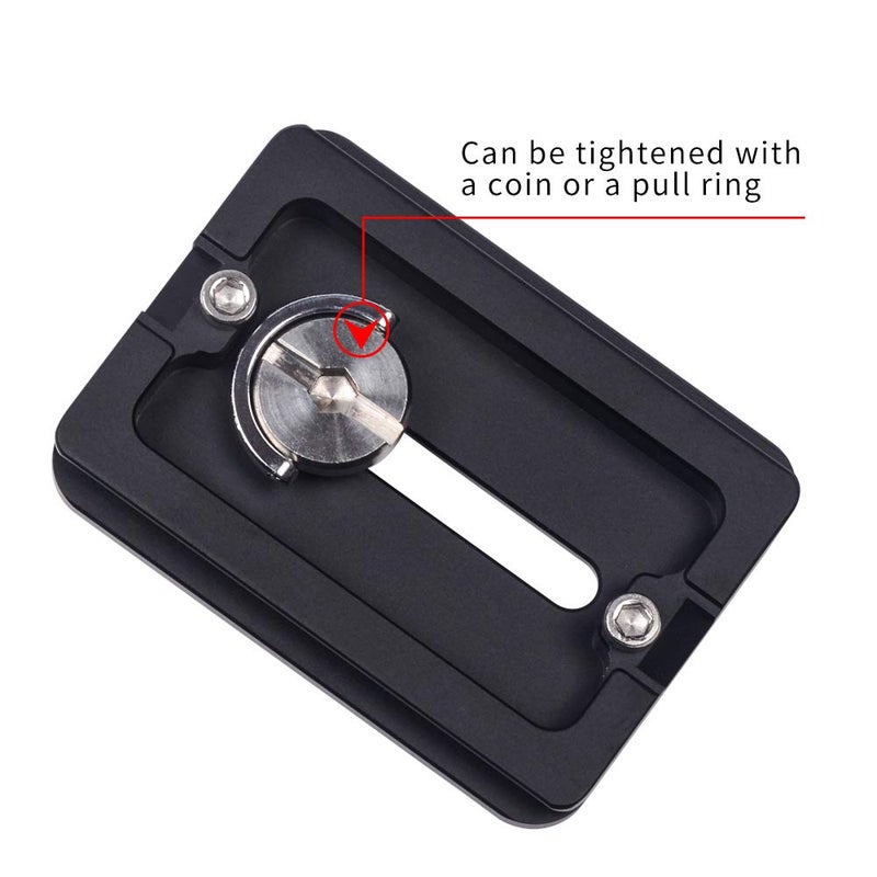 AOKA Quick Release Plate Fits Arca-Swiss Standard for Camera Tripod Ballhead (TY60) - Image 2